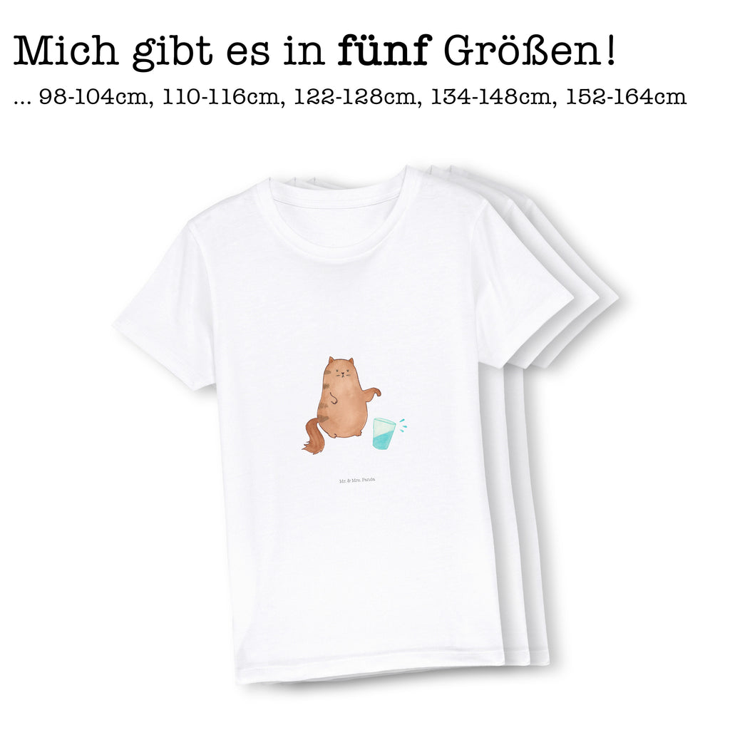 Kinder T-Shirt Katze Wasserglas