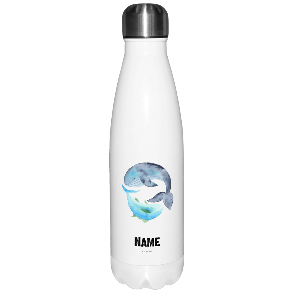 Personalisierte Thermosflasche Walfisch & Thunfisch Personalisierte Isolierflasche, Personalisierte Thermoflasche, Personalisierte Trinkflasche, Trinkflasche Mit Namen, Wunschname, Bedrucken, Namensflasche, Tiermotive, Gute Laune, lustige Sprüche, Tiere, Wal, Wahl, Tunfisch, Wortwitz lustig, Spruch lustig, Flachwitz, Witz, Spruch des Tages, Flachwitz Geschenk