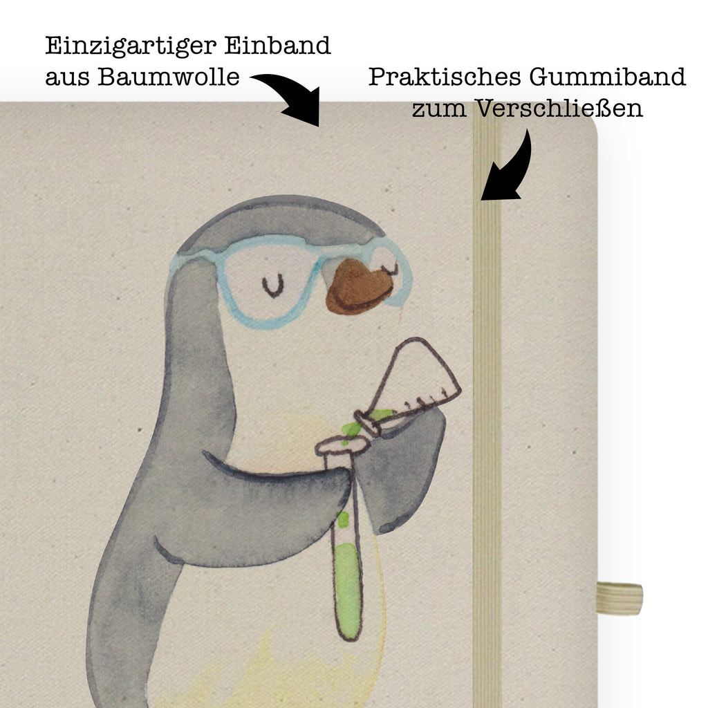 Baumwoll Notizbuch Chemiker mit Herz Chemiker, Chemielaborant, Naturwissenschaftler, Labor,  Studium, Forschung, Wissenschaftler,  Personalisiertes Notizbuch, Notizbuch mit Namen, Notizbuch bedrucken, Personalisierung, Namensbuch, Namen  Beruf, Ausbildung, Jubiläum, Abschied, Rente, Kollege, Kollegin, Geschenk, Schenken, Arbeitskollege, Mitarbeiter, Firma, Danke, Dankeschön