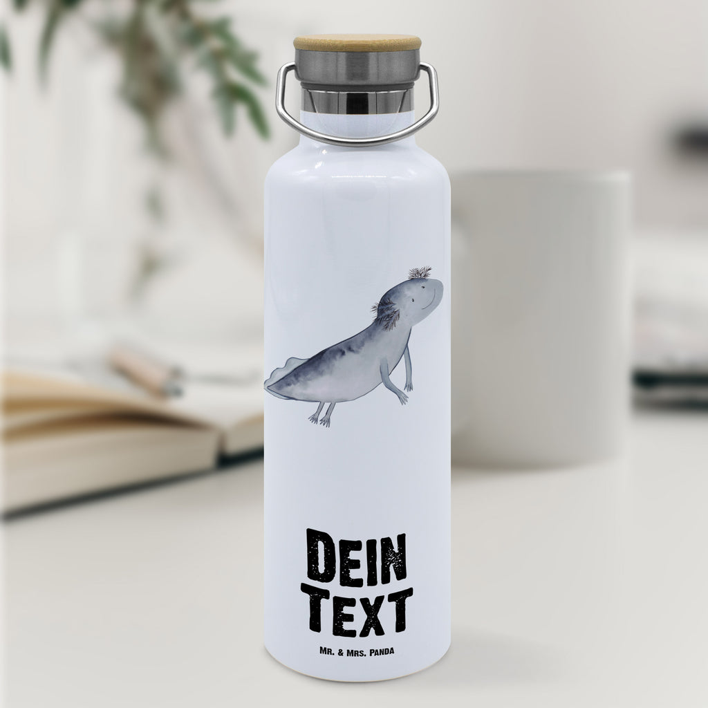 Personalisierte Trinkflasche Axolotl schwimmt Personalisierte Trinkflasche, Trinkflasche mit Namen, Trinkflasche bedrucken, Flasche personalisiert, Trinkflasch mit Aufdruck, Trinkflasche Werbegeschenk, Namensaufdruck Trinkflasche, Sportflasche personalisiert, Trinkflasche Sport, Axolotl, Molch, Axolot, Schwanzlurch, Lurch, Lurche, Problem, Probleme, Lösungen, Motivation