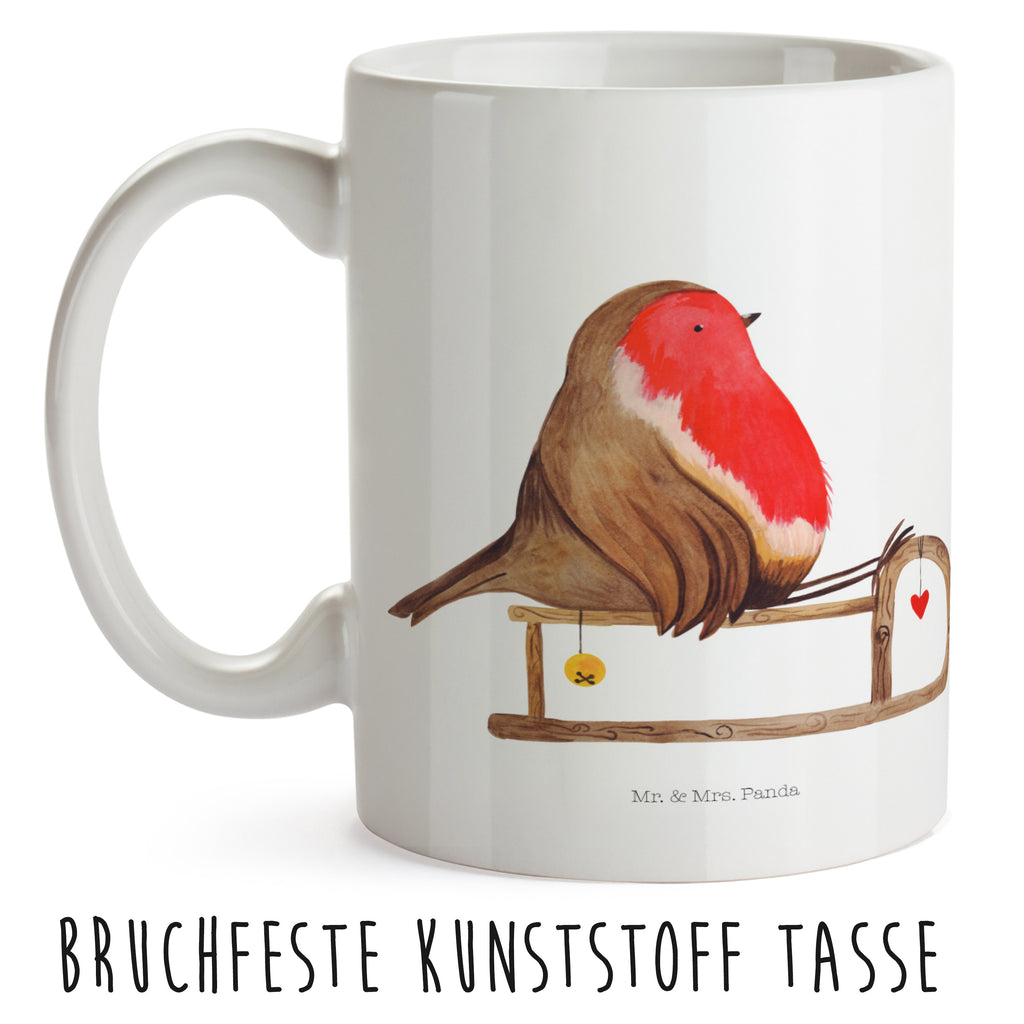 Kindertasse Rotkehlchen Schlitten