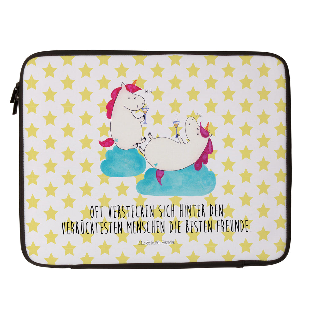 Notebook Tasche Einhörner Sekt Einhorn, Einhörner, Unicorn, Freundinnen, Freundin, BFF, Sekt, Mädelsabend, Spaß, Party, Korken, Anstoßen, Beste Notebook Tasche, Laptop, Computertasche, Tasche, Damen, Schutzhülle  Einhorn, Einhörner, Einhorn Deko, Pegasus, Unicorn